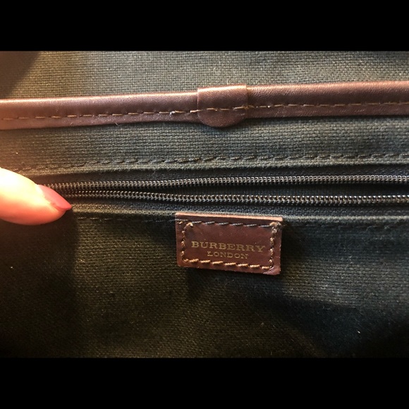 Authentic Burberry Ecordelia Haymarket Satchel - Picture 4 of 4